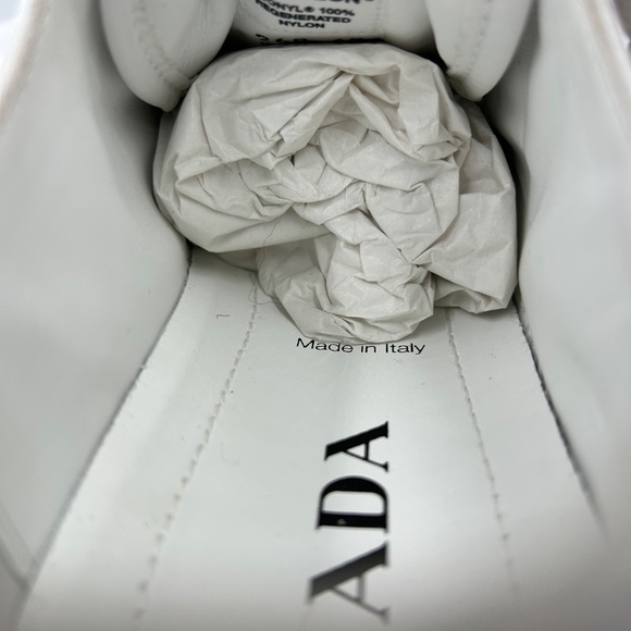 Women’s Prada double wheel chunky low top sneakers size 40 made in Italy - Picture 8 of 11